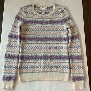 Vineyard Vines Womens Lambswool & Cashmere Sweater Size M Pastel Soft Preppy